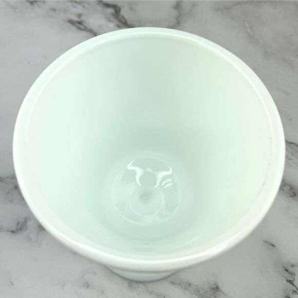 Indiana Glass Colony Harvest Milk Glass Footed Water/Wine Goblets Glasses 5 pcs - Picture 7 of 10